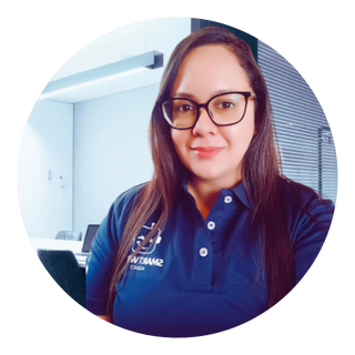 Foto de perfil agente inmobiliario minimalista azul Foto de perfil agente inmobiliario minimalista azul